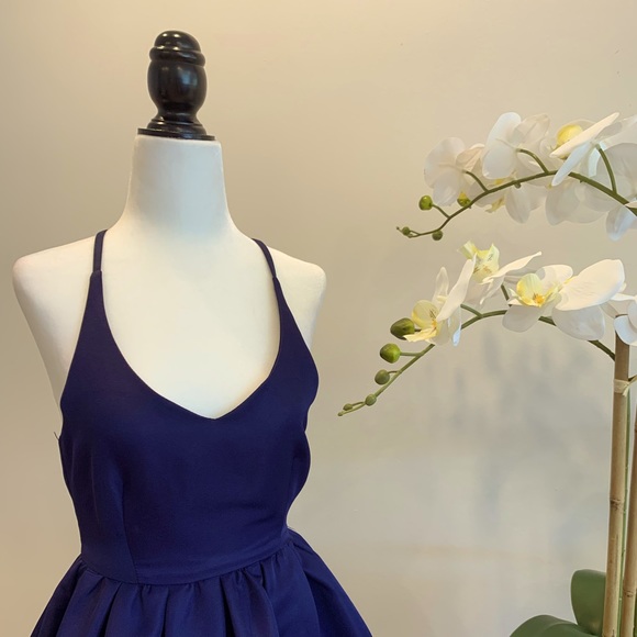 L’Atiste/Boutique 1861 - Navy Blue Dress - Size S - Picture 2 of 3